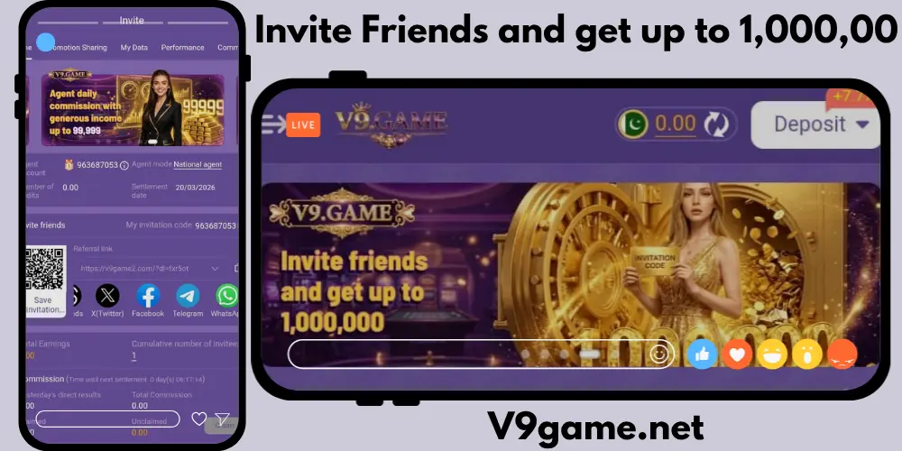 V9 Game Referral Invitation